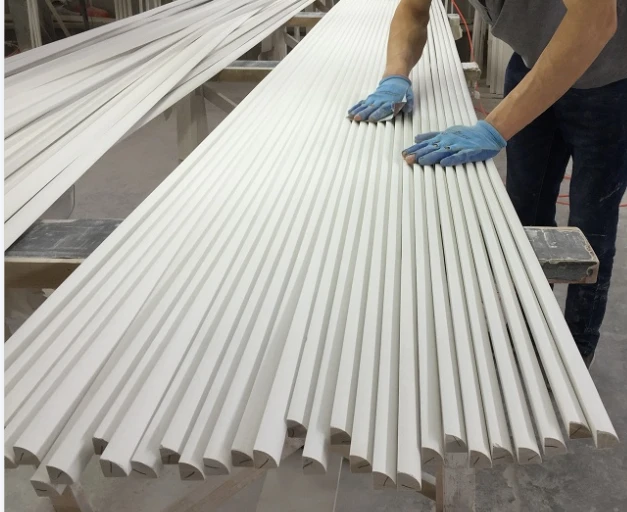 Cost Effective White Primed Wood Small Mouldings Shoe Or Quarter Round For Baseboard