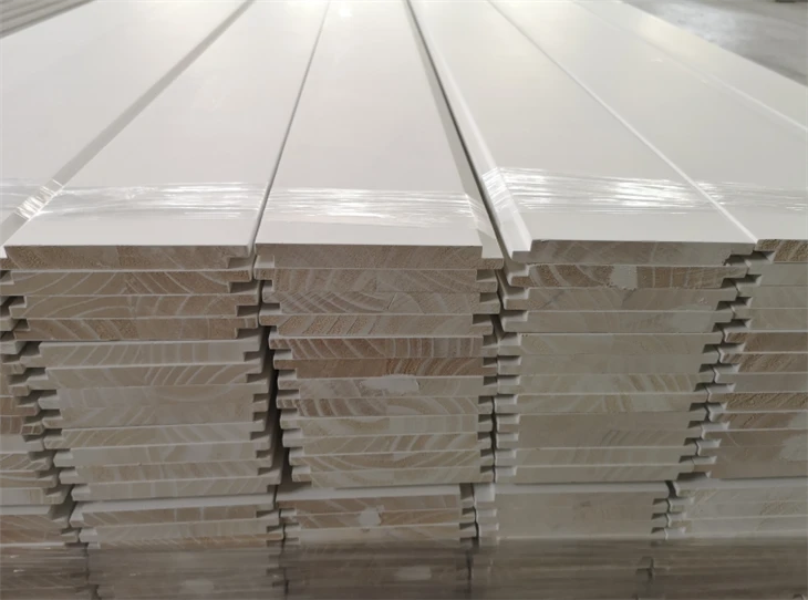 High Performance White Primed Wood Wall Panel