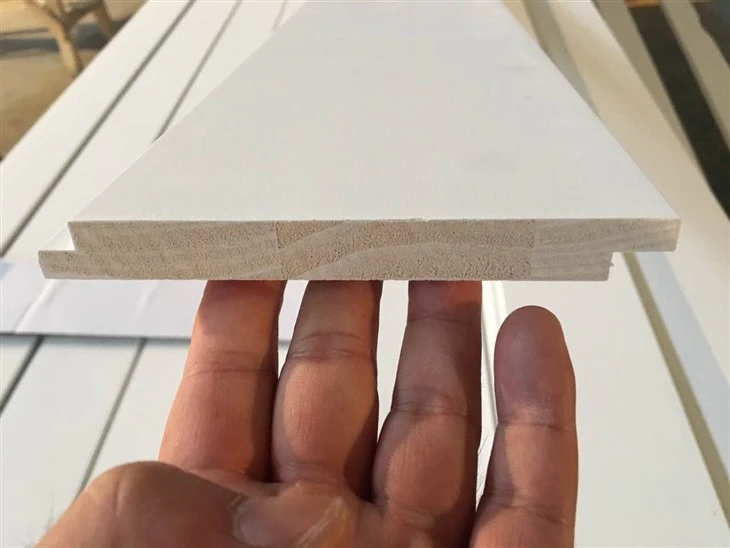 High Performance White Primed Wood Wall Panel