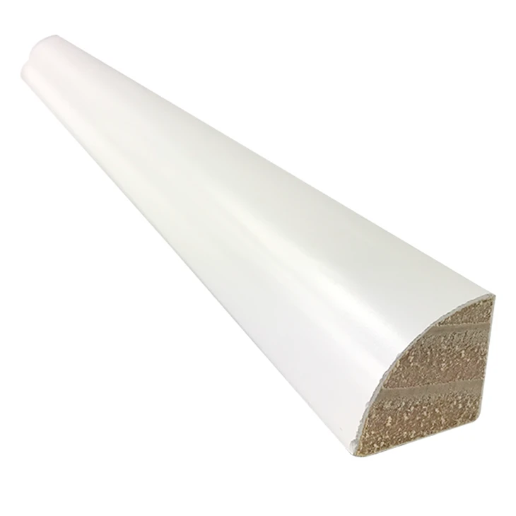 Segondè Pèfòmans Blan Primed Wood Ti Moulding Soulye oswa Trimès Wonn Pou Baseboard