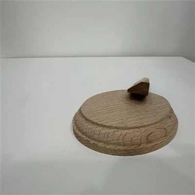 Solid Wood eskalye pati bwa bouchon pou dekorasyon