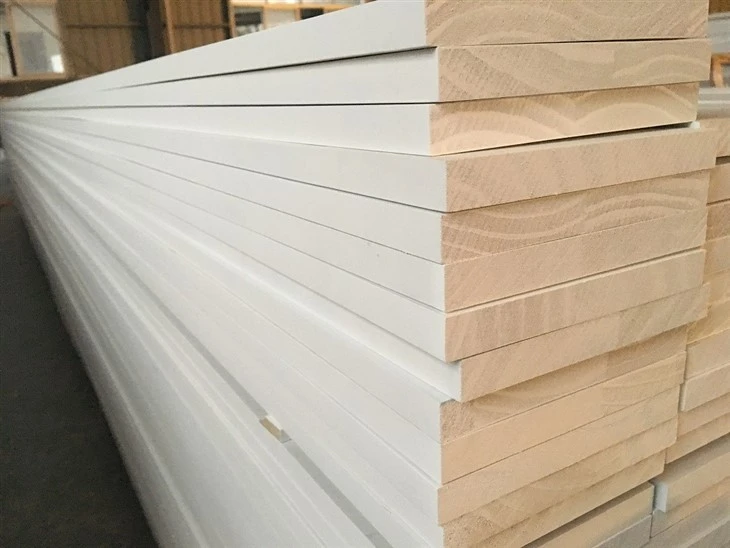 Customized Primed Wood Trim ankadreman pòt