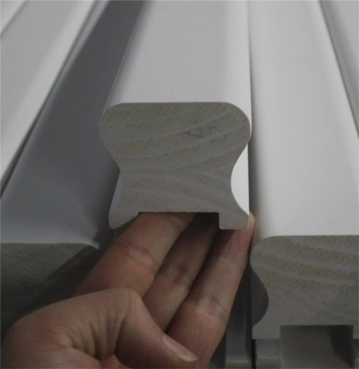 White Primed  FJ  Pine  Stair  Stair  Handrail