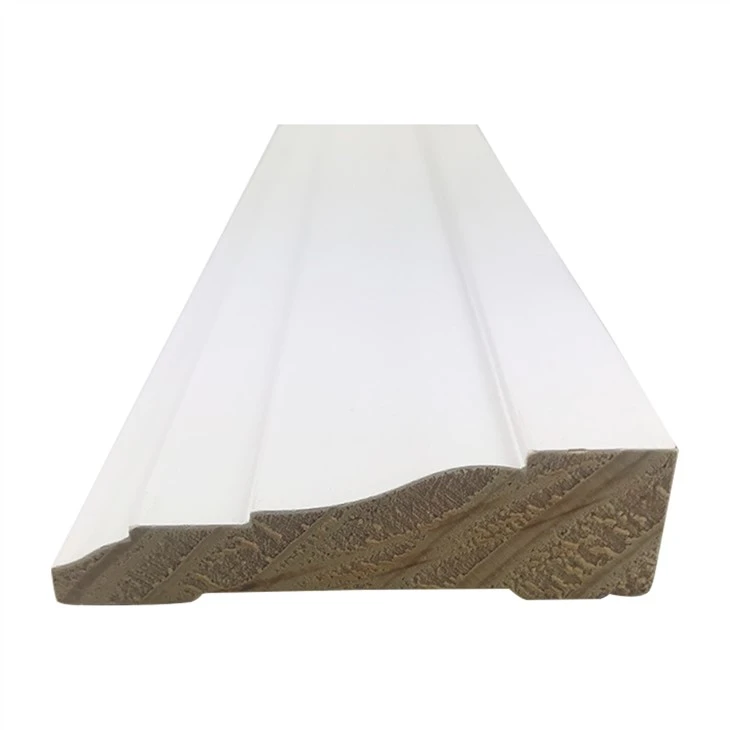 Finger Joint Wood Window Frame Baseboard Mouldings
