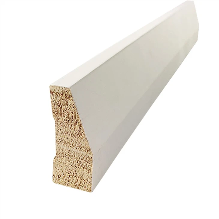 Blan Primed Finger Joint Moule pou Wood Skirting Board