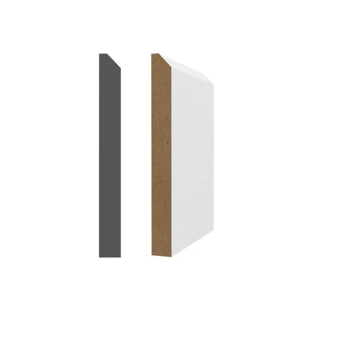 Blan Primed MDF Baseboard