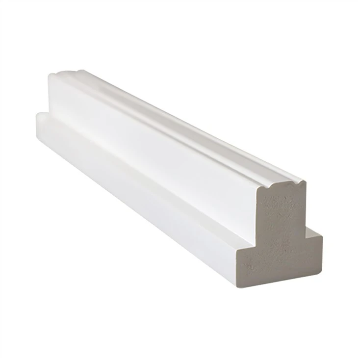 Blan Primed Plantasyon Pvc Plantasyon fèmen Bwa
