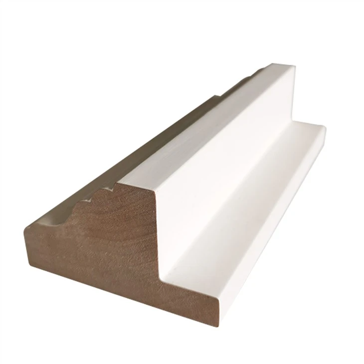 Wooden shutter eleman ak plantasyon fèmen Eleman Bwa pou bon Enteryè Mdf Modulings