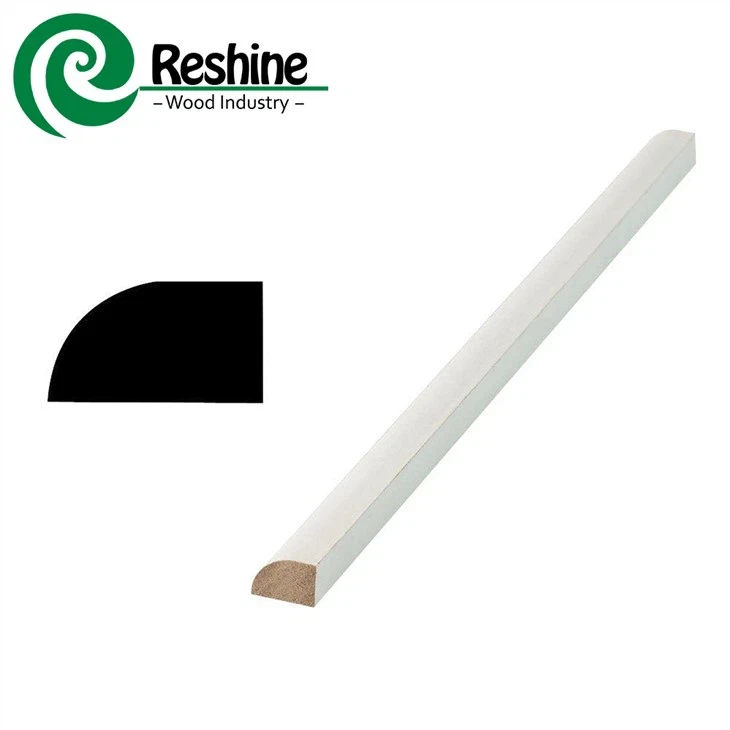 Dekoratif blan Primed Wood ti bòdi soulye bòdi pou baz tablo