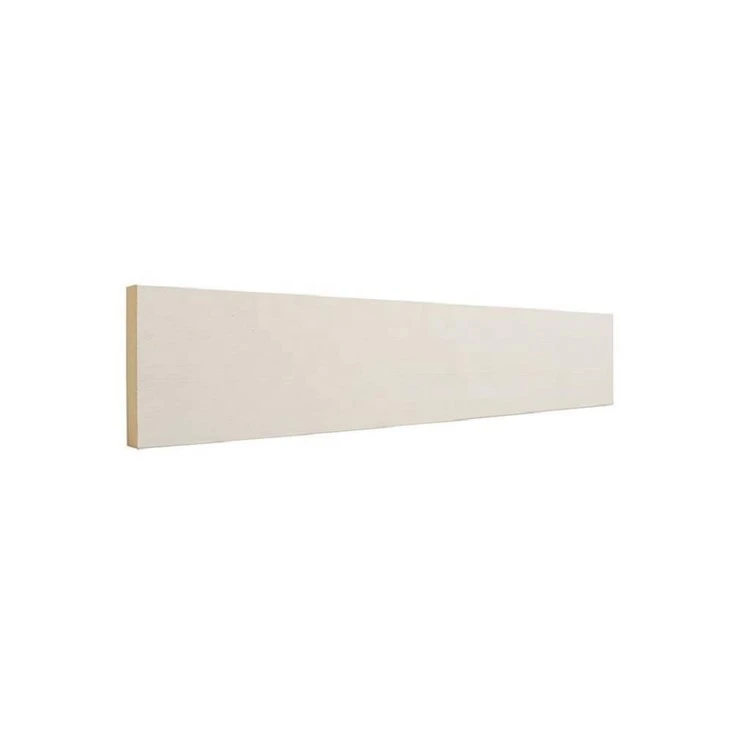 White Primed MDF Baseboard Square Board S4S 1x4 1x6 1x8